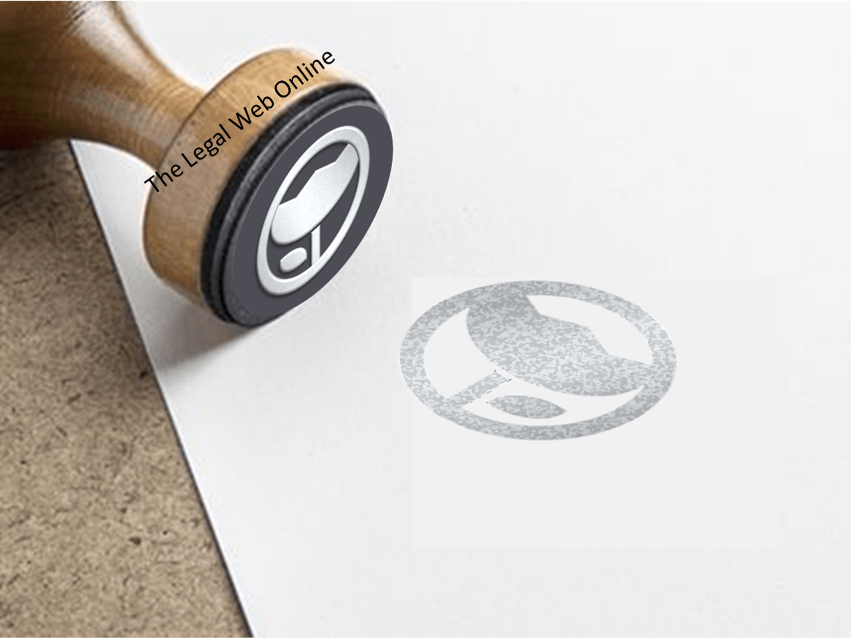 Company rubber stamp seal