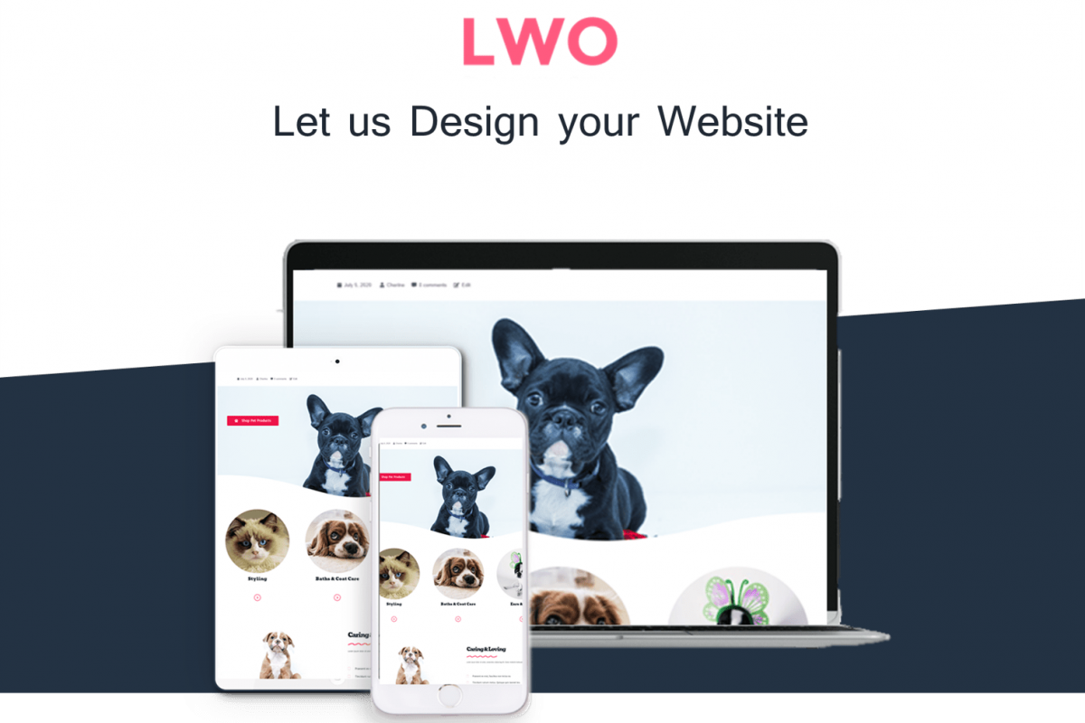 Pets website designs
